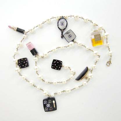 Chanel Resin Beauty Icons Pearl Necklace 1 of 6