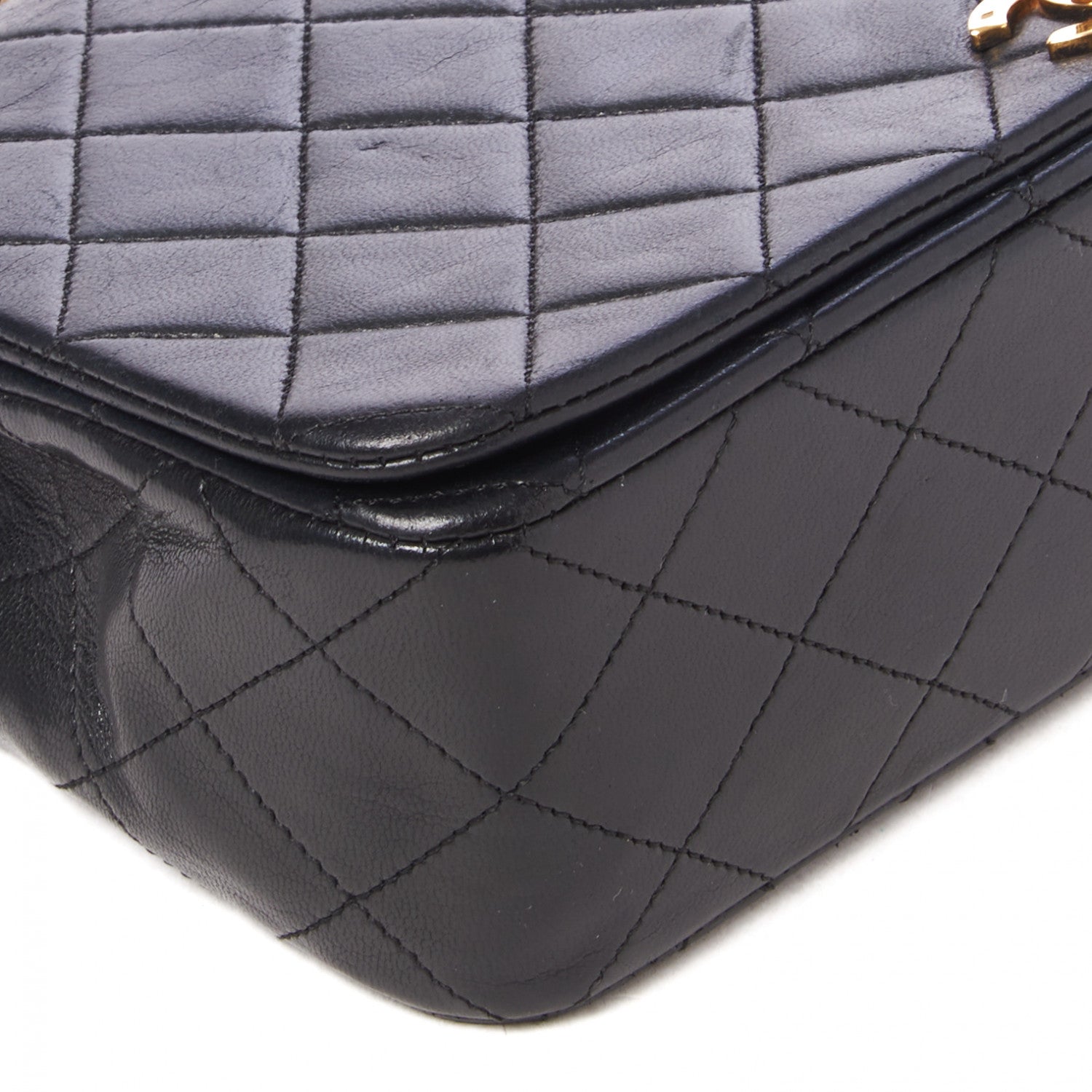 Chanel Lambskin Quilted Small Single Flap Bag Black 6 of 9