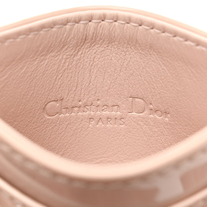 Christian Dior Patent Cannage Lady Dior Card Holder Powder Pink 6 of 10