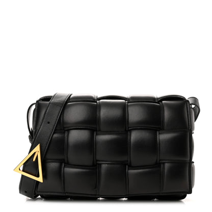 Bottega Veneta Nappa Maxi Intreccio Padded Cassette Crossbody Bag Black 1 of 10