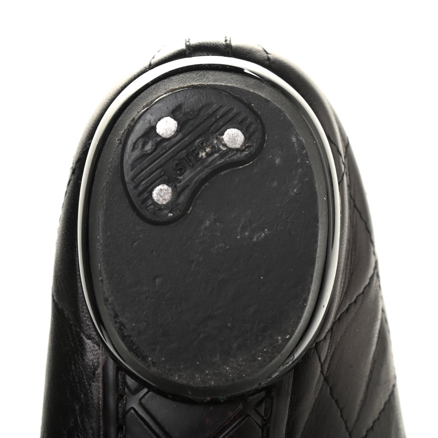 Chanel Lambskin Quilted Cambon Ballerina Flats 38 Black 9 of 11