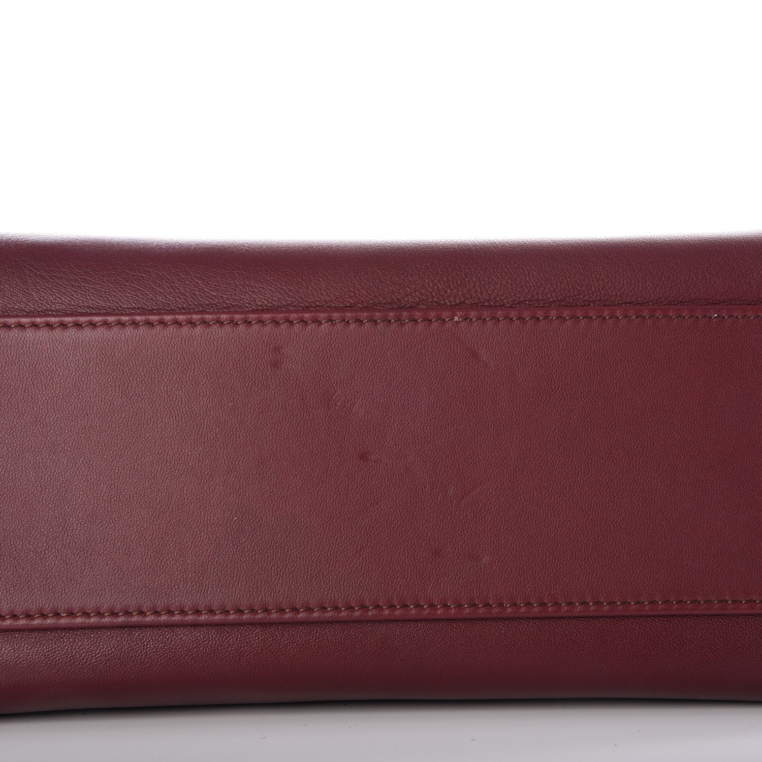Fendi Nappa Mini Peekaboo Iconic Satchel Bordeaux 10 of 13