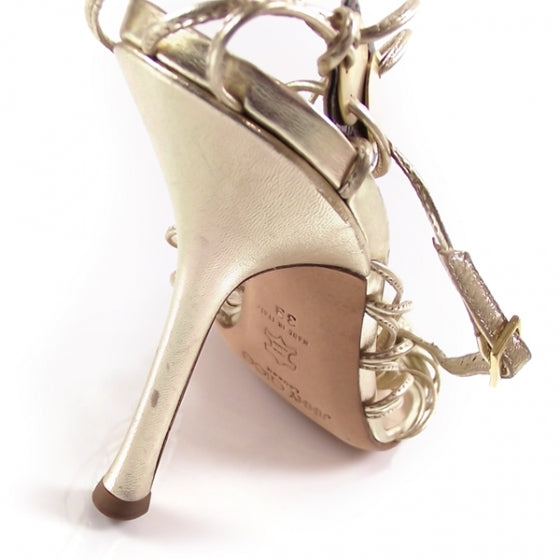 Medaillon Strappy Heels Gold 39
