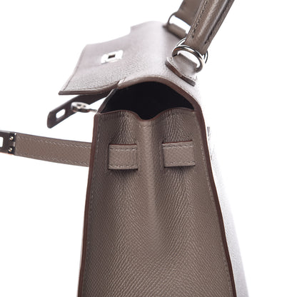 Hermes Epsom Kelly Sellier 25 Etain 19 of 40