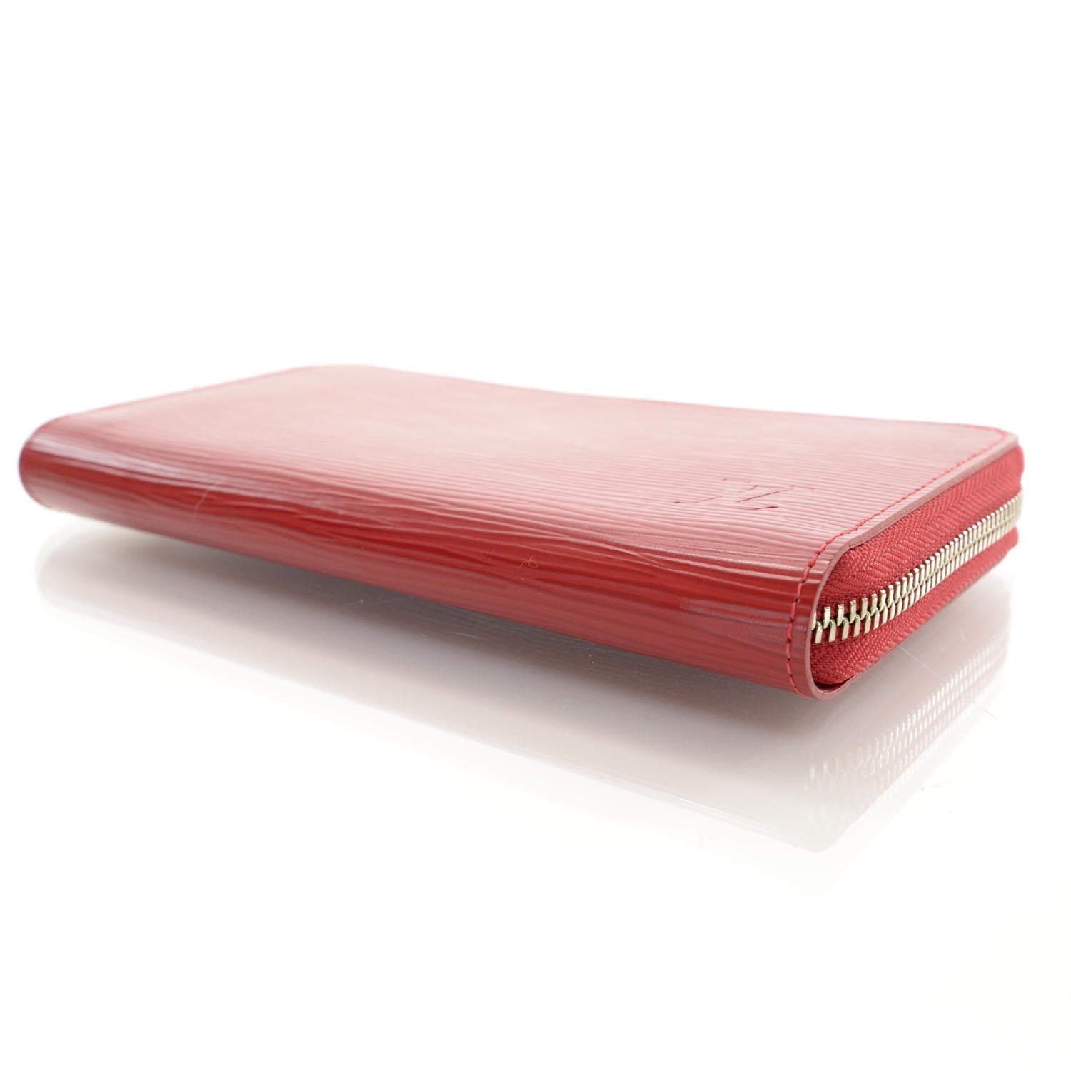 Louis Vuitton Epi Zippy Wallet Rubis Red 2 of 8