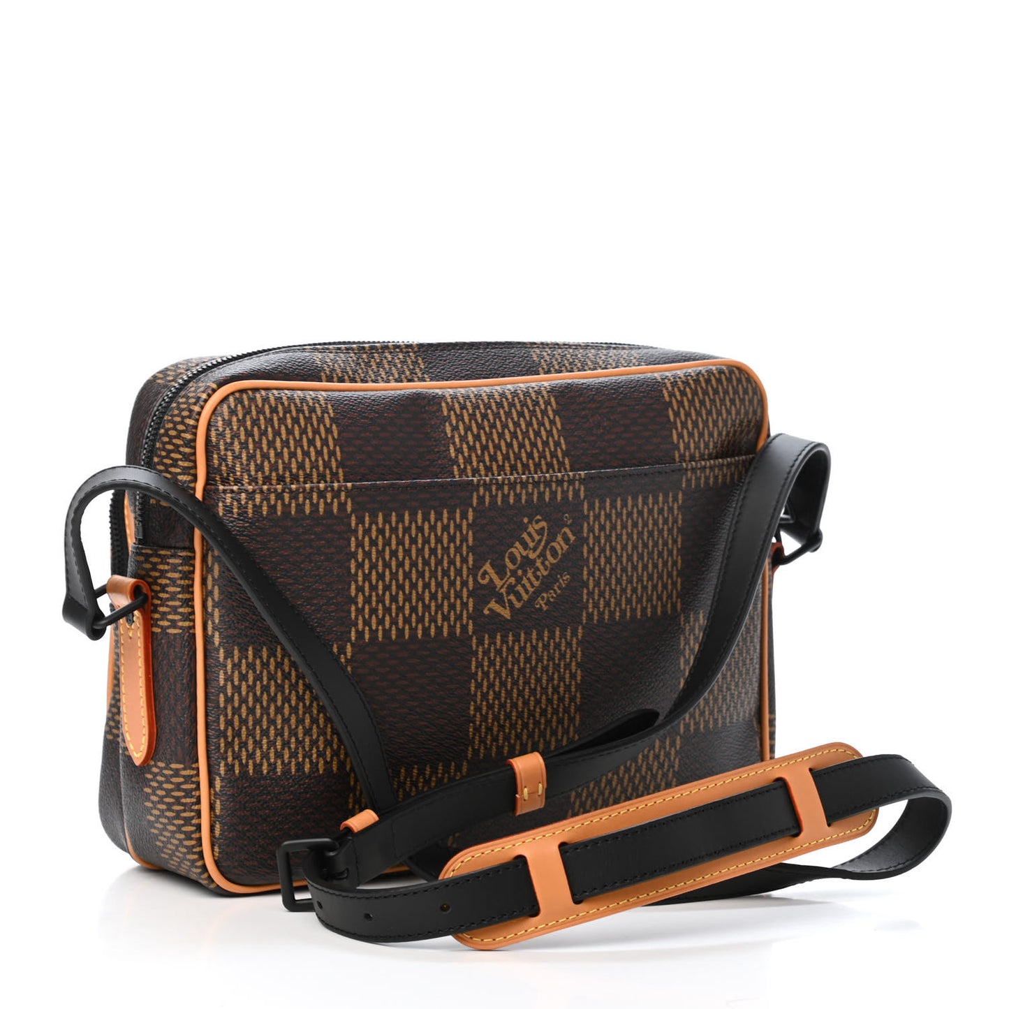X NIGO Giant Damier Ebene Monogram Nil Messenger