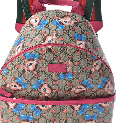 Gucci GG Supreme Monogram Deer Children's Backpack 6 of 8