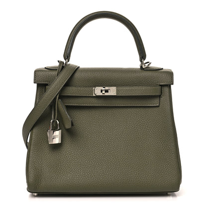 Hermes Togo Kelly Retourne 25 Vert Veronesse 1 of 10