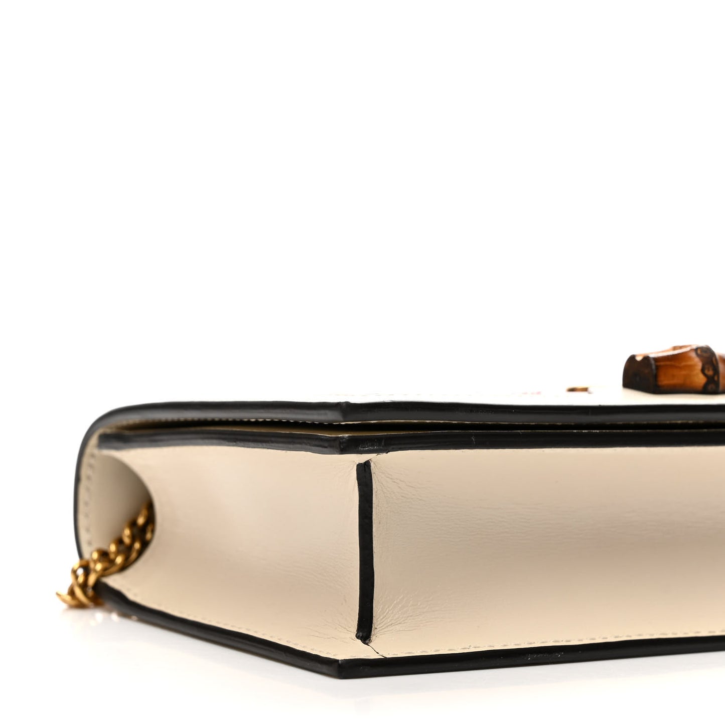 Calfskin Lovelight Mini Diana Chain Bag Mystic White Red