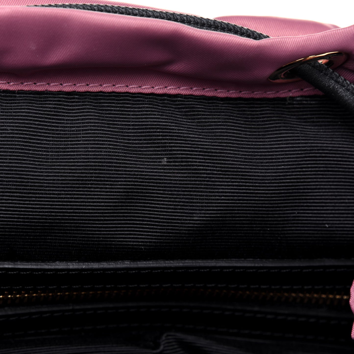Nylon Medium Rucksack Backpack Mauve Pink