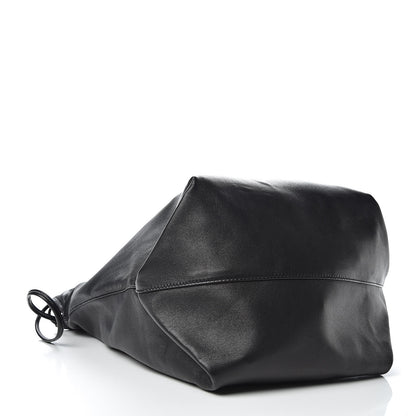 Saint Laurent Lambskin Teddy Drawstring Bag Black 4 of 10