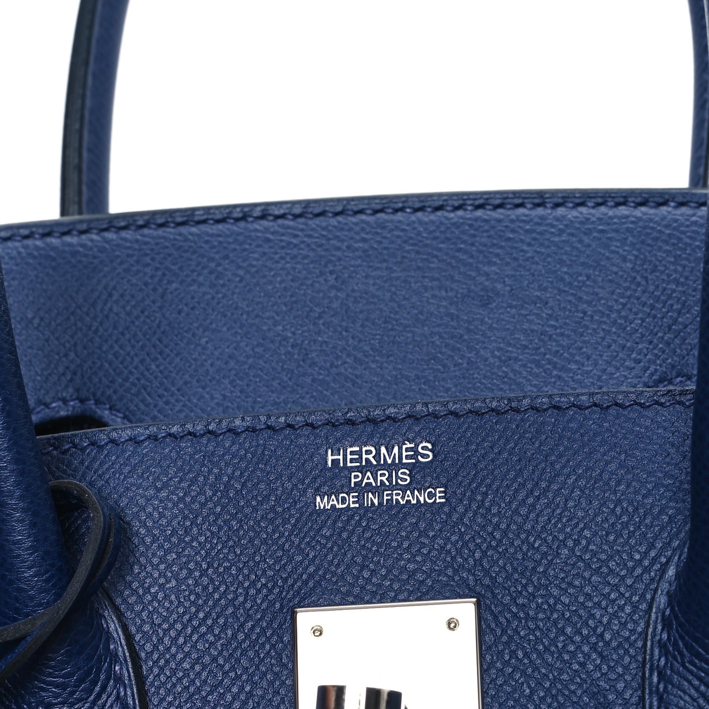 Epsom Birkin 35 Bleu Saphir