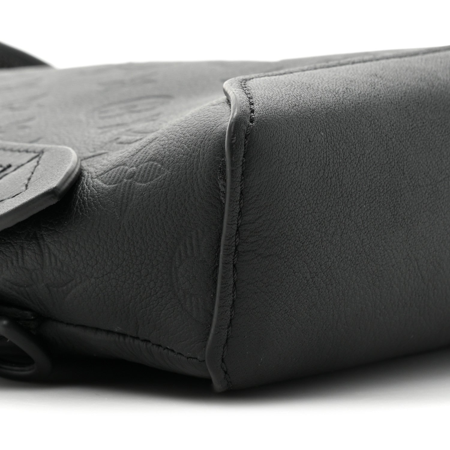 Louis Vuitton Calfskin Shadow Monogram Duo Slingbag Black 9 of 10