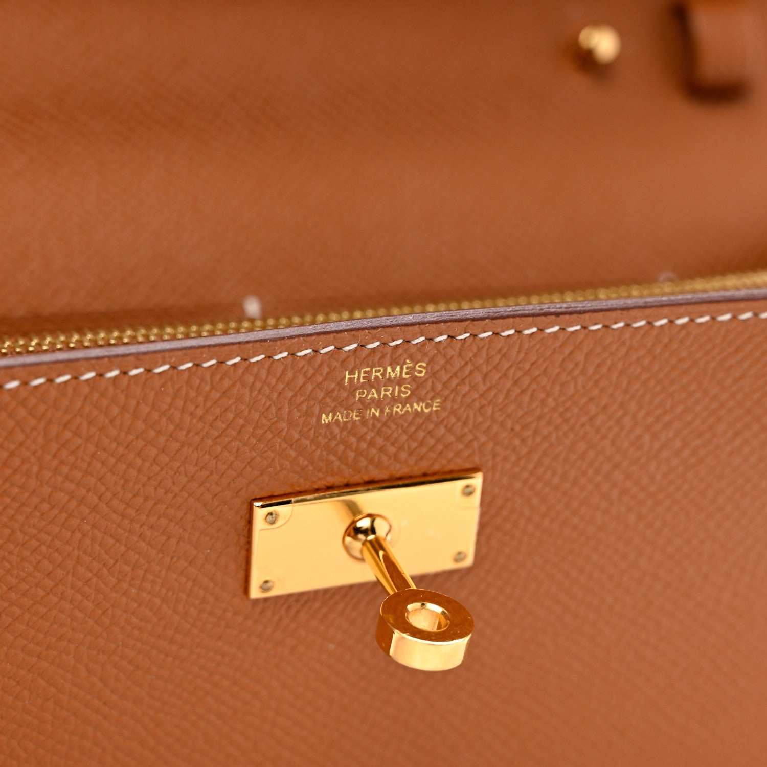 Hermes Epsom Kelly Wallet To Go Gold 7 of 11