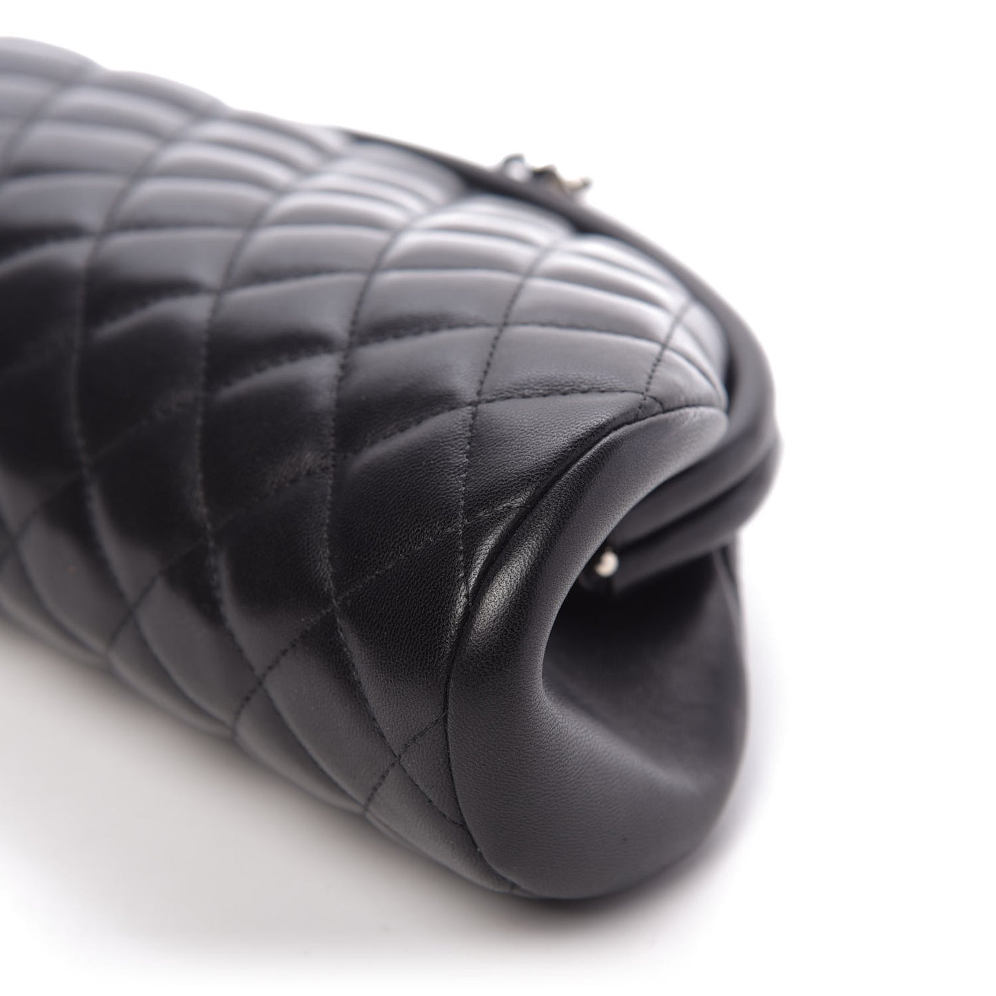 Lambskin Quilted Timeless Clutch Black