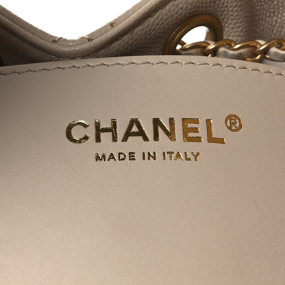 Chanel Caviar Quilted Small Chanel 25 Handbag Beige 6 of 13