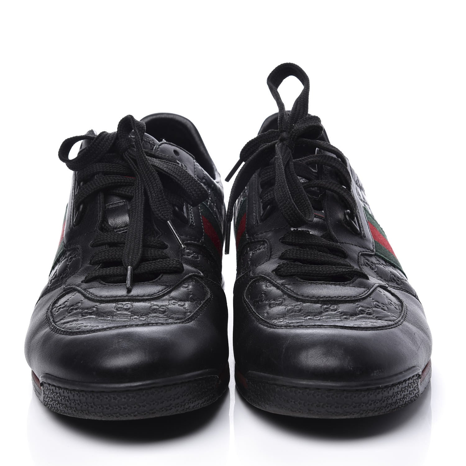 Gucci Guccissima Web Sneakers 9 Black 2 of 10
