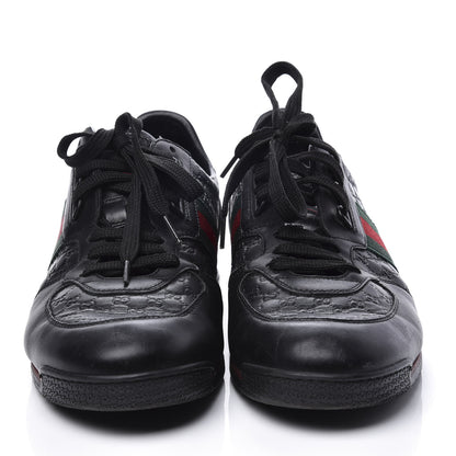 Gucci Guccissima Web Sneakers 9 Black 2 of 10