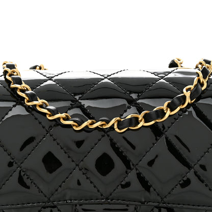 Chanel Patent Quilted Mini Square Flap Black 8 of 10