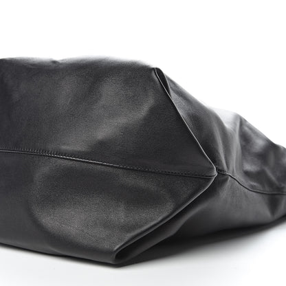 Saint Laurent Lambskin Teddy Drawstring Bag Black 9 of 10