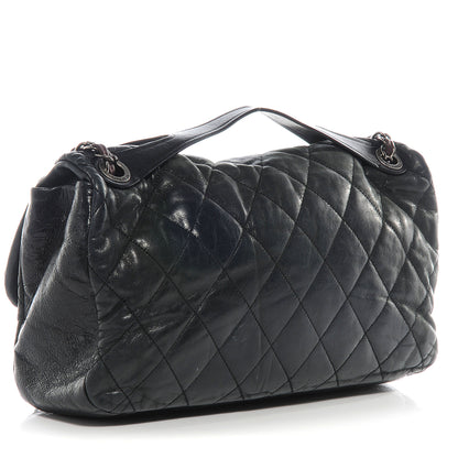 Chanel Iridescent Calfskin In The Mix Jumbo Flap Black 4 of 7