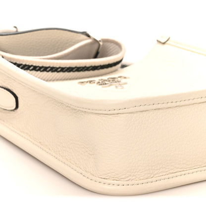 Prada Vitello Daino Soft Mini Hobo Messenger Bag White 8 of 9