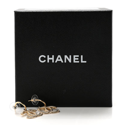 Chanel Metal Drop CC Earrings Gold 5 of 5
