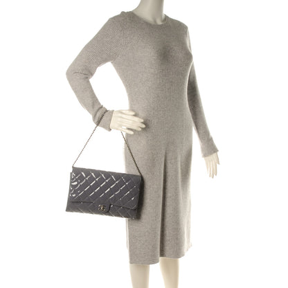 Chanel Patent Quilted Clutch with Chain Flap Lavender 2 of 7