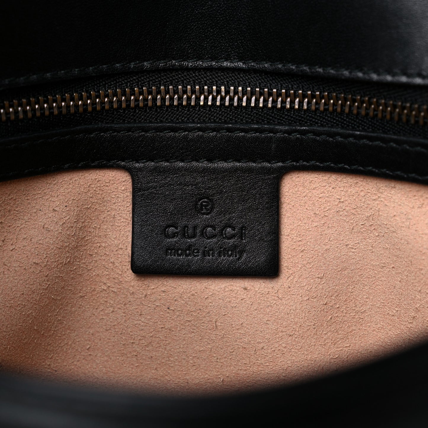 Calfskin Matelasse Small GG Marmont Shoulder Bag Black