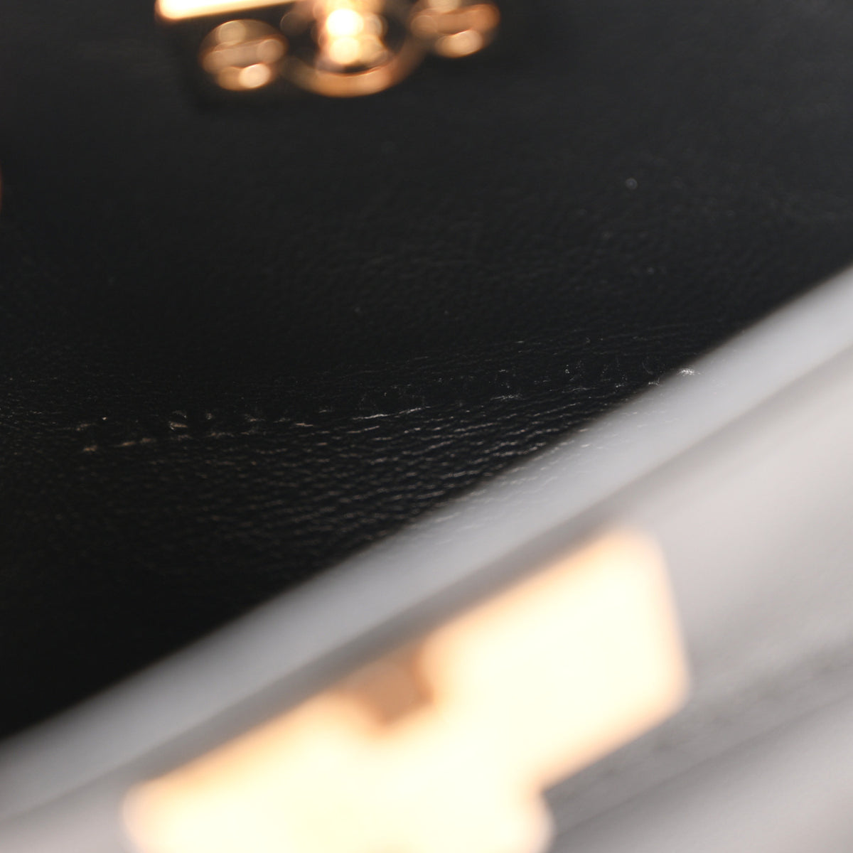 Nappa Nano Peekaboo Satchel Black
