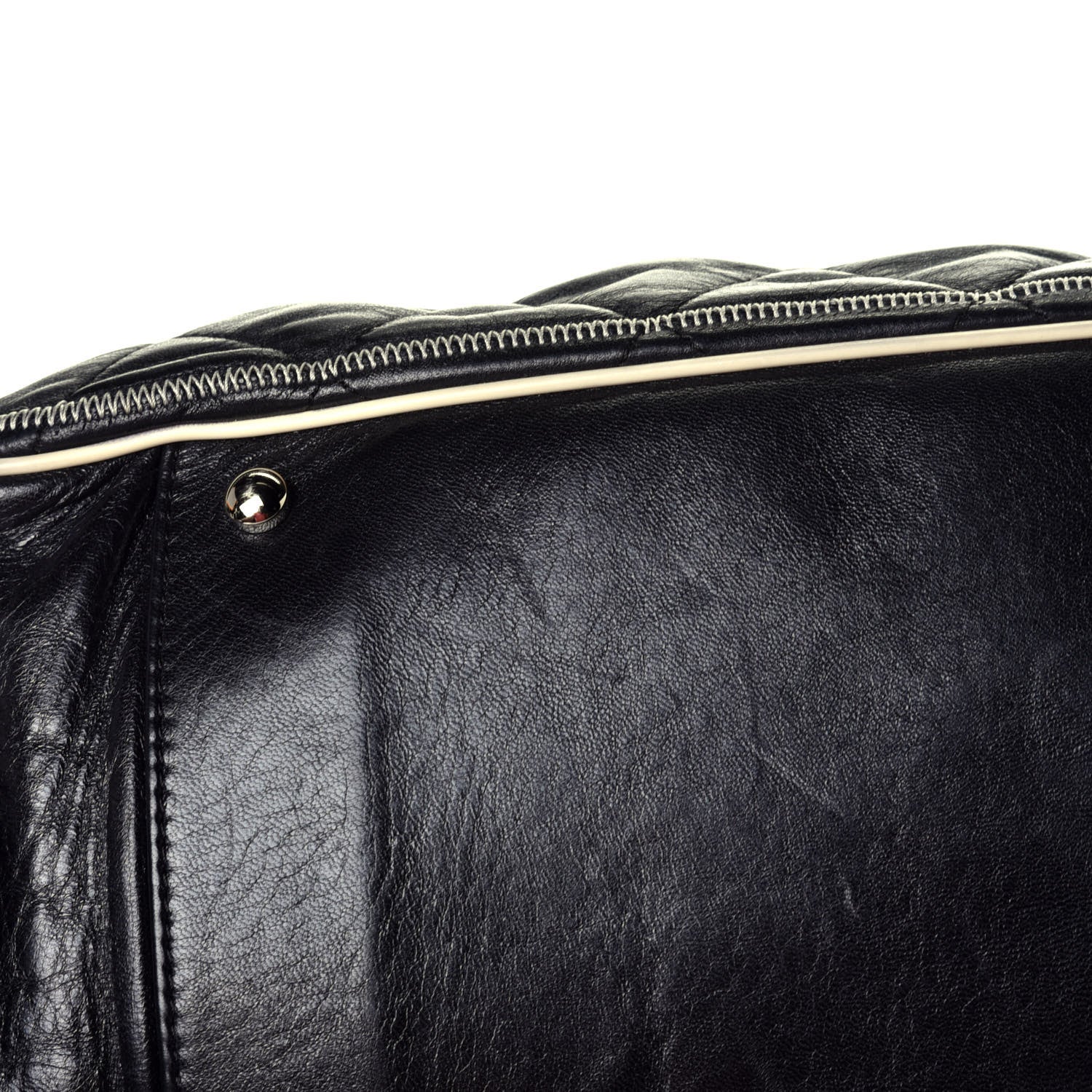 Chanel Lambskin Quilted East West Accordion Flap Black 10 of 10