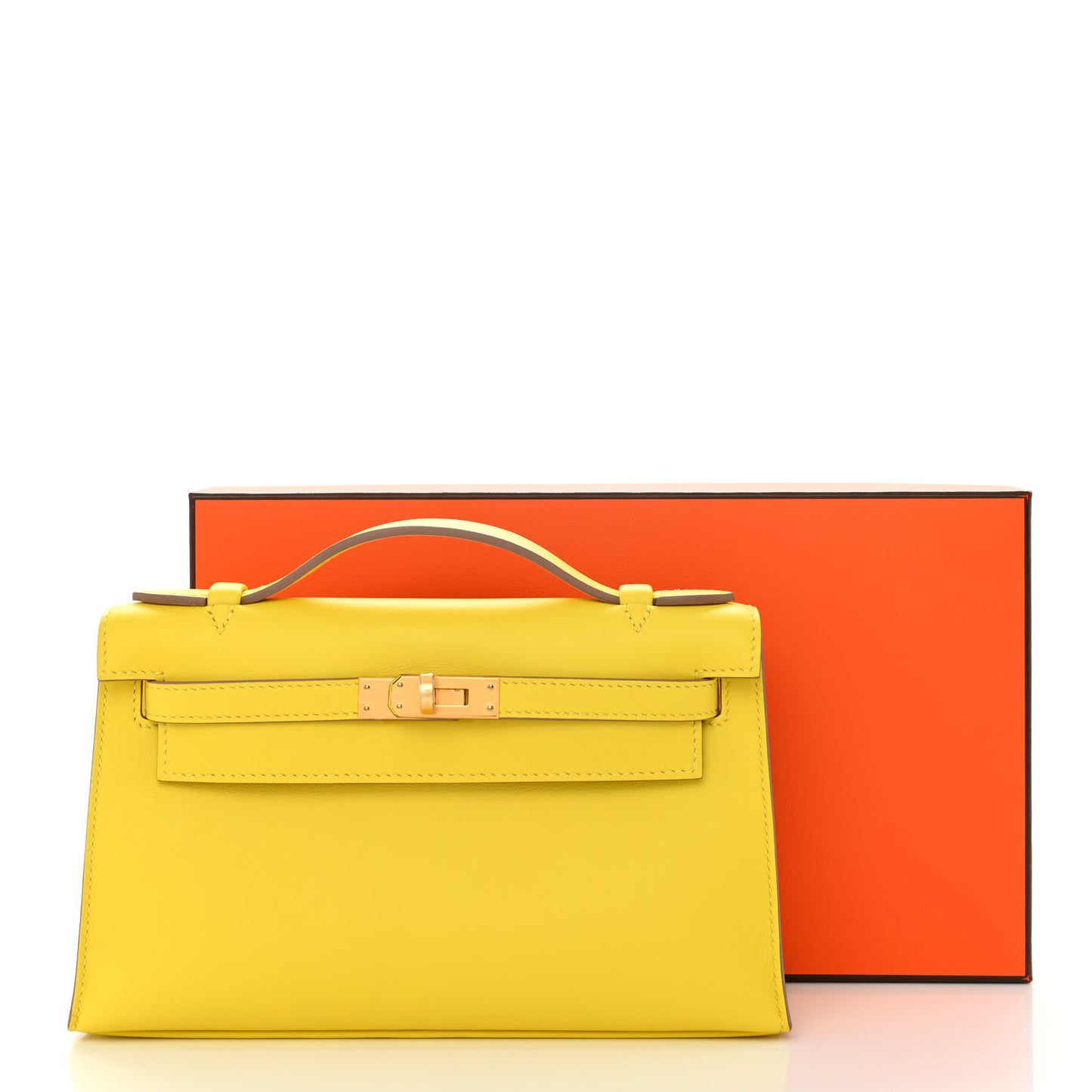 Swift Kelly Pochette Clutch Lime
