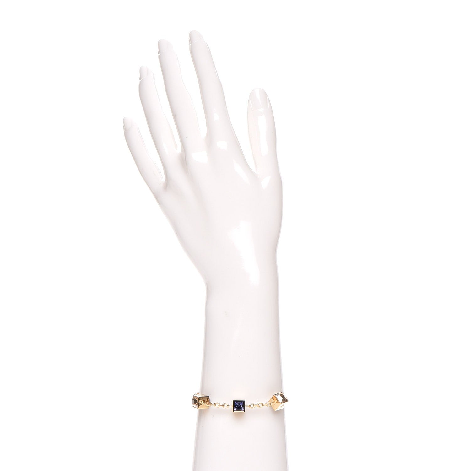 Louis Vuitton Swarovski Gamble Bracelet Azur Gold 2 of 7