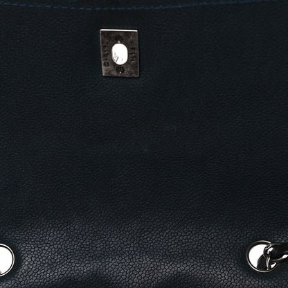 Chanel Caviar Quilted Flap With Chain Blue 9 of 11