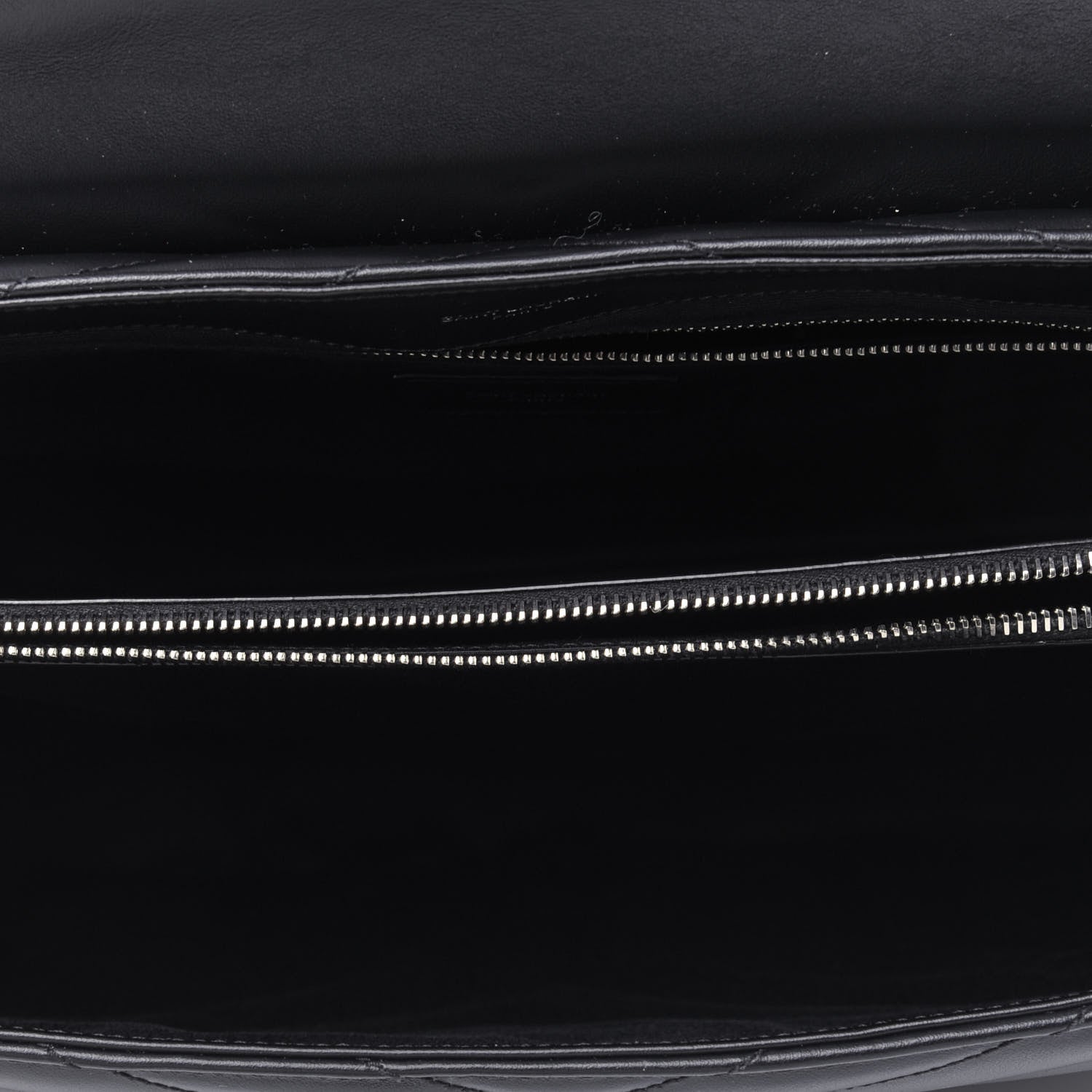 Saint Laurent Calfskin Y Quilted Monogram Large Loulou Chain Satchel Black 5 of 13