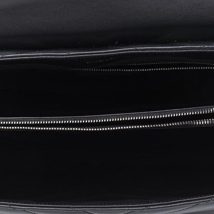 Saint Laurent Calfskin Y Quilted Monogram Large Loulou Chain Satchel Black 5 of 13