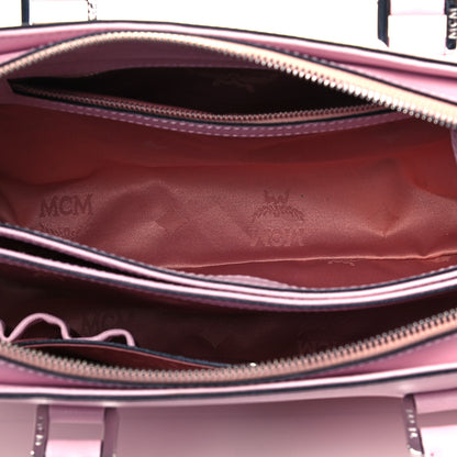 MCM Saffiano Nuovo Tote Chalk Pink 4 of 11