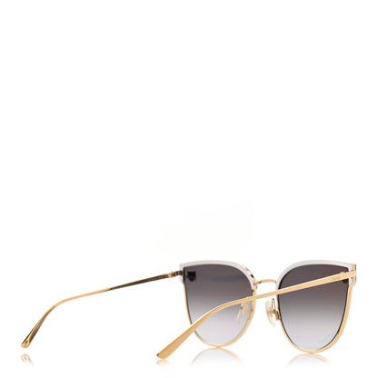 Cartier Panthere De Cartier Cat Eye Sunglasses Gold 4 of 8