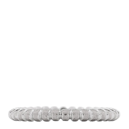 Van Cleef & Arpels 18K White Gold Small Perlee Ring 47 4 1 of 4