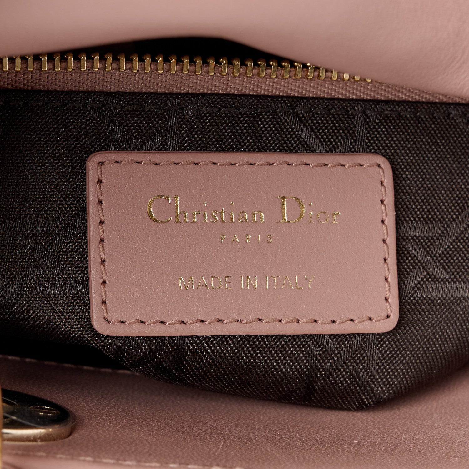 Christian Dior Lambskin Cannage Small My ABCDior Lady Dior Fard 6 of 11