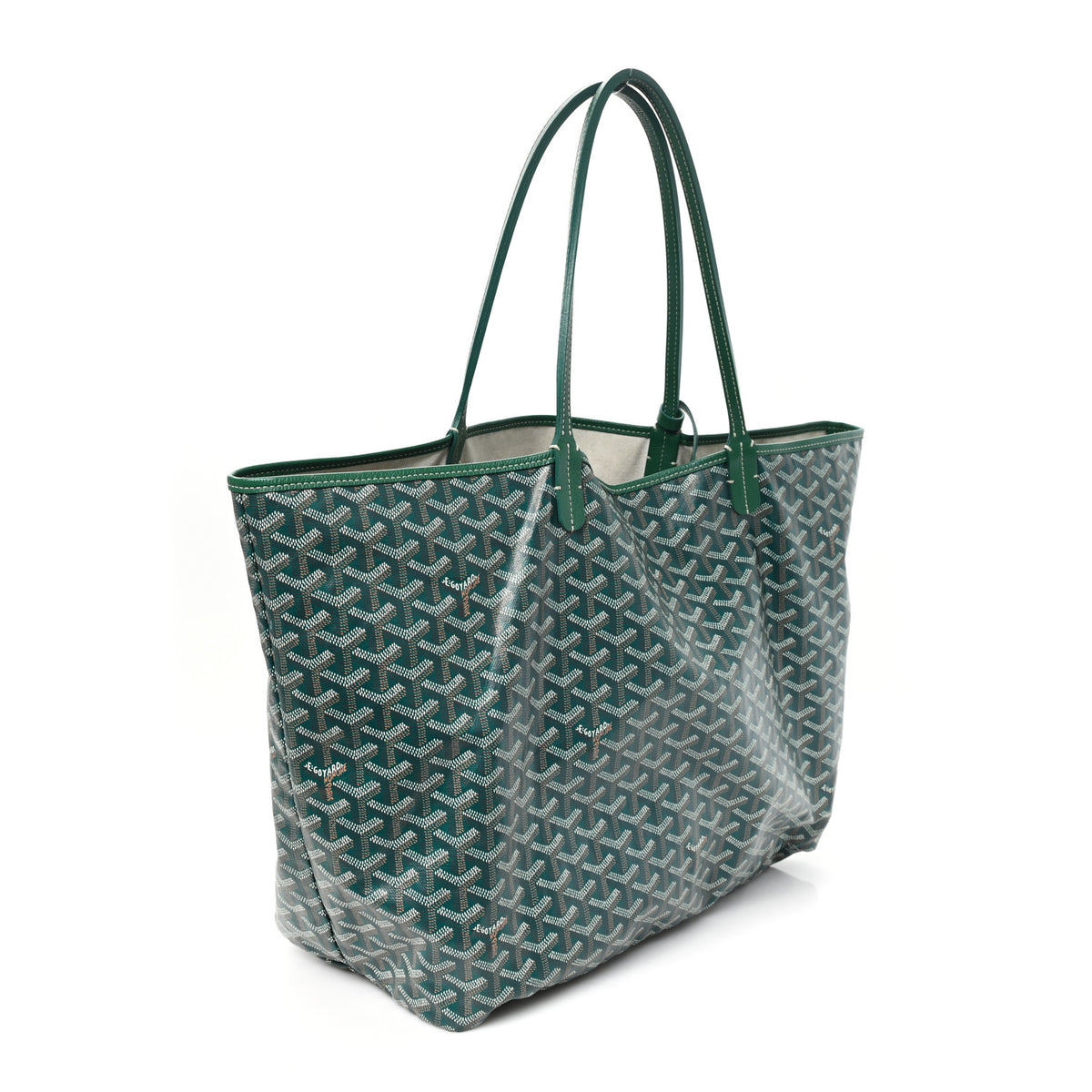 Goyard Goyardine Saint Louis GM Green 4 of 12