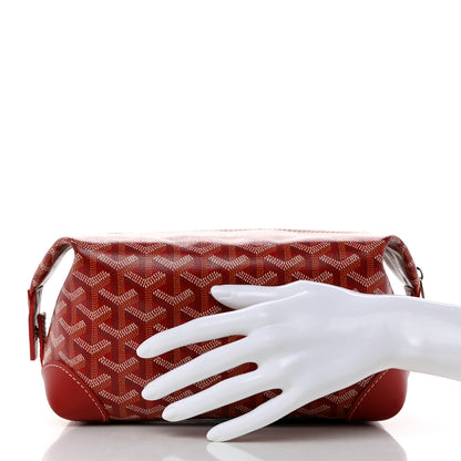 Goyard Goyardine Boeing 25 Trousse de Toilette Red 2 of 7