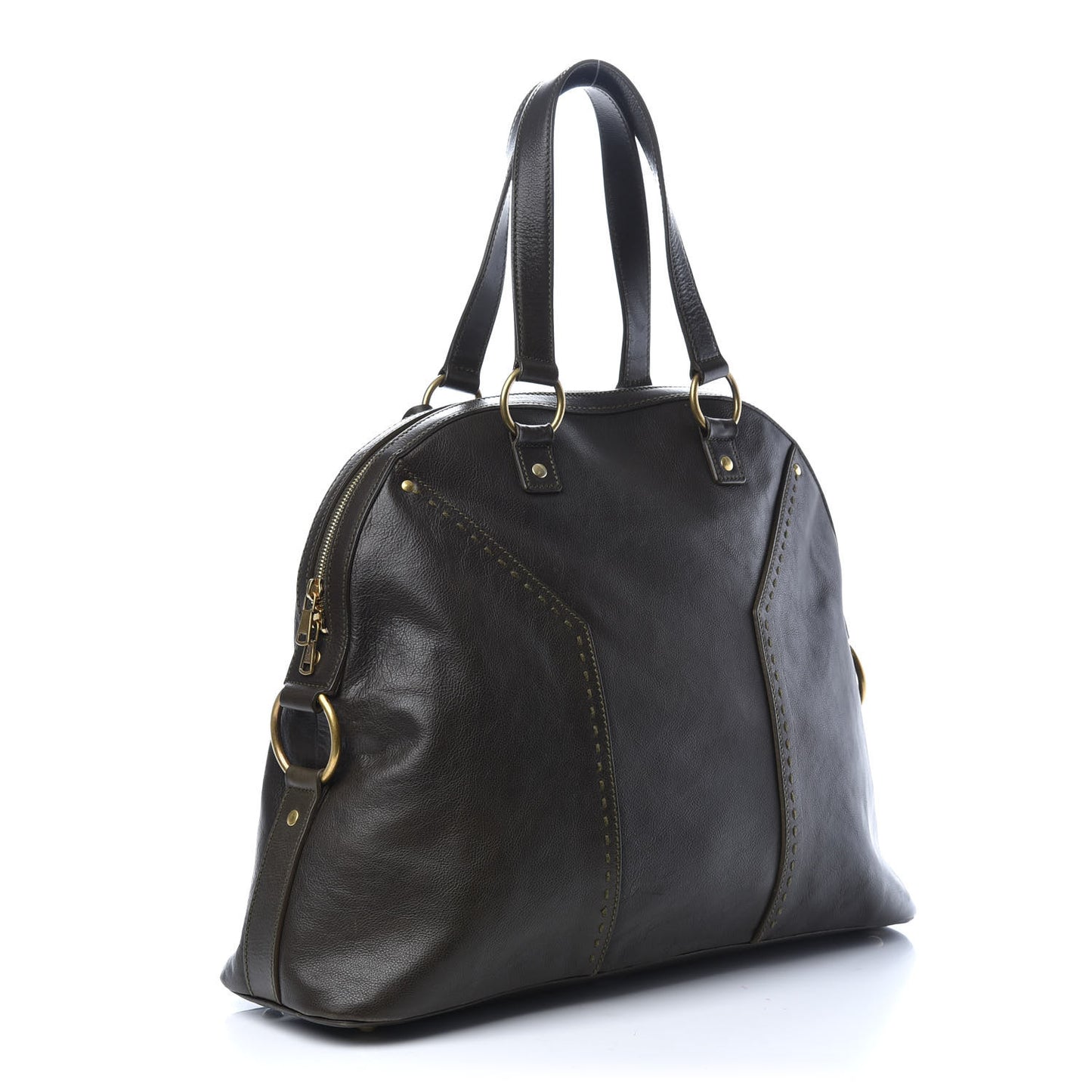 Calfskin Oversized Muse Brown