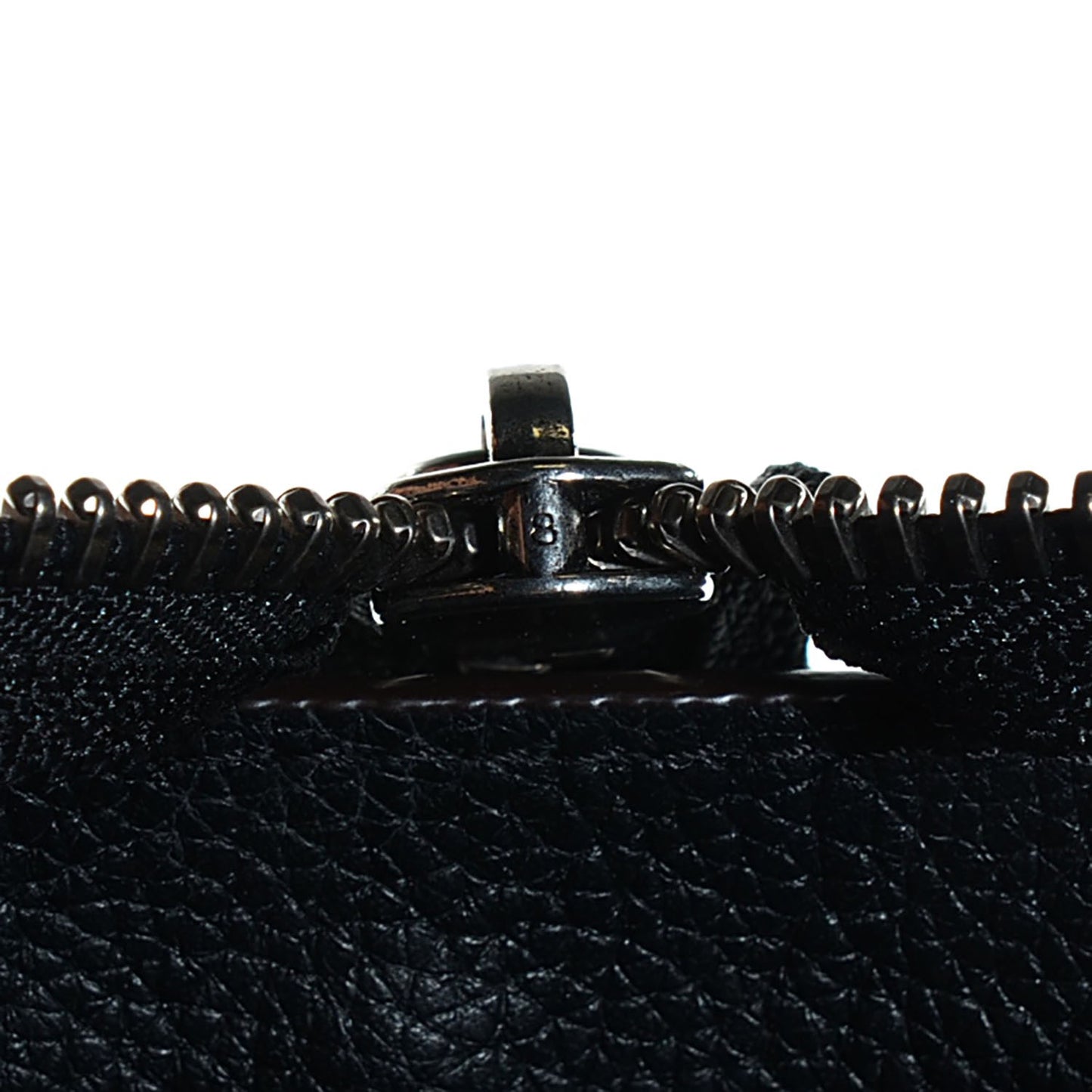 Drummed Calfskin Mini Luggage Black