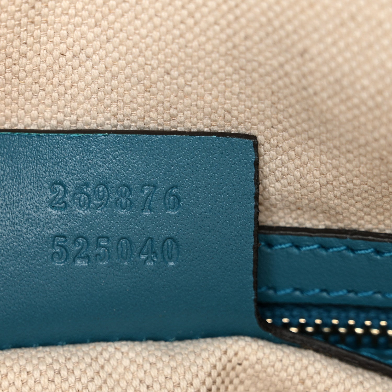 Gucci Monogram Small Boston Beige Deep Cobalt 7 of 13