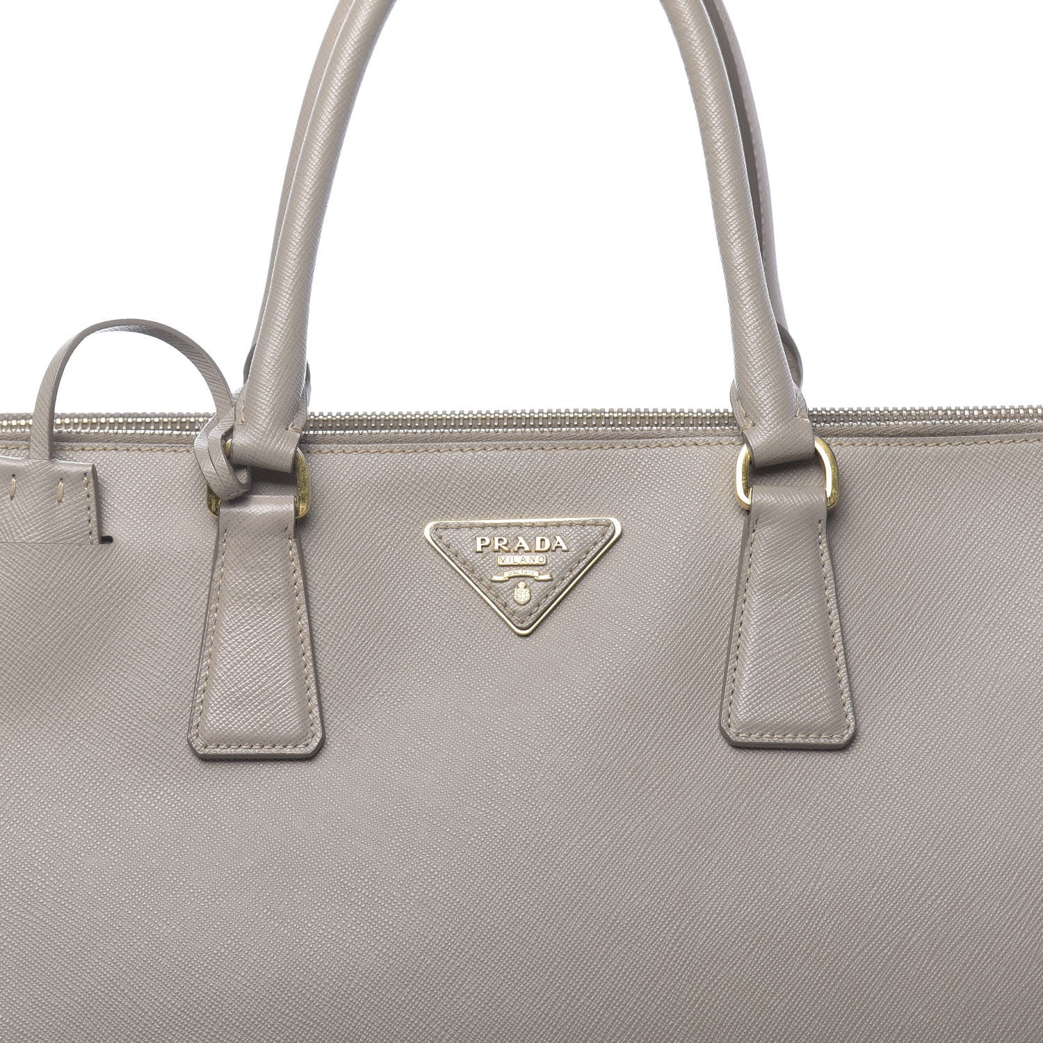 Prada Saffiano Large Galleria Double Zip Tote Pomice 15 of 23