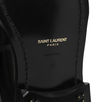 Saint Laurent Buello Top Army 20 Boots 37 Black 7 of 9