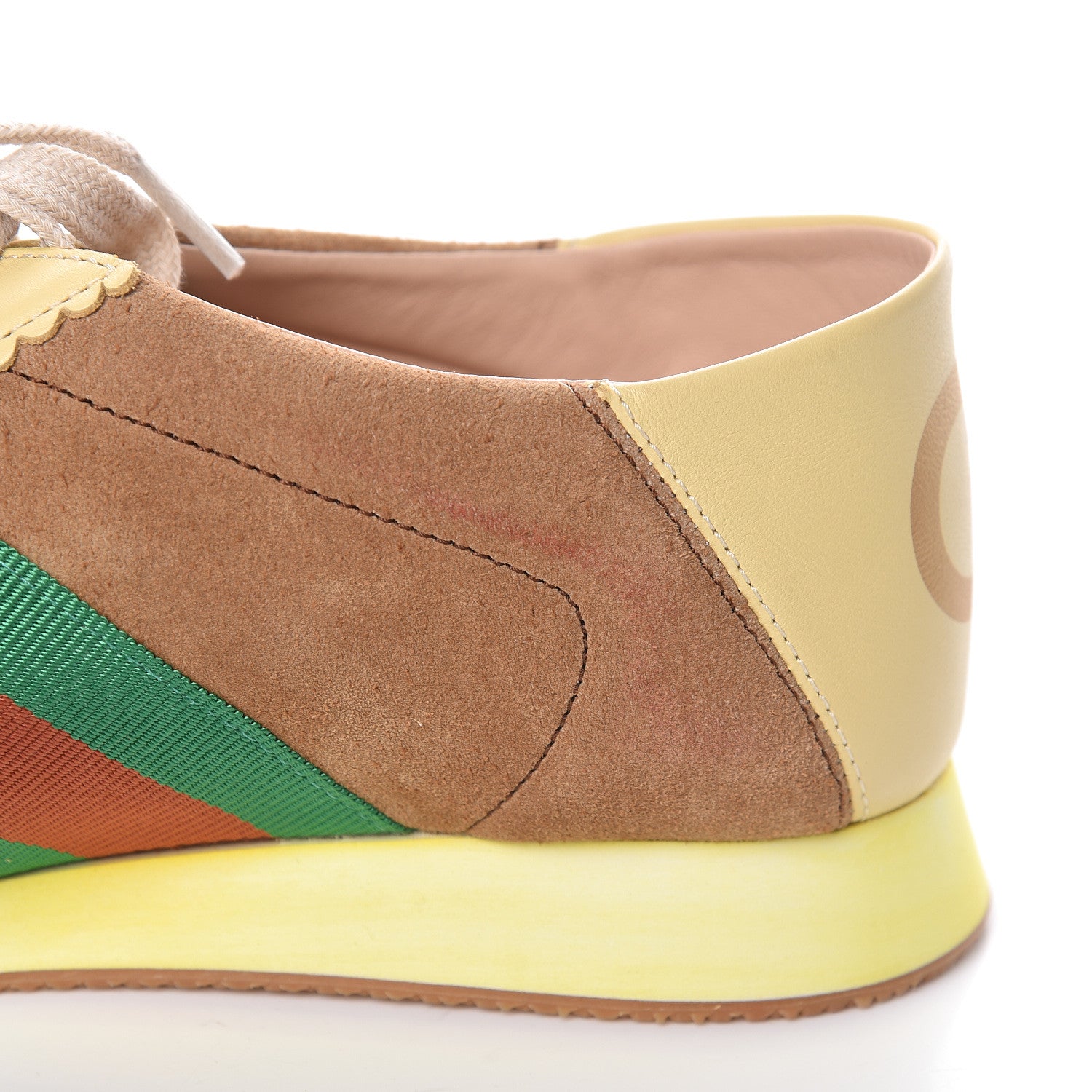 Gucci Suede Web Womens Rocket Sneakers 41 Nocciola Burro 16 of 17
