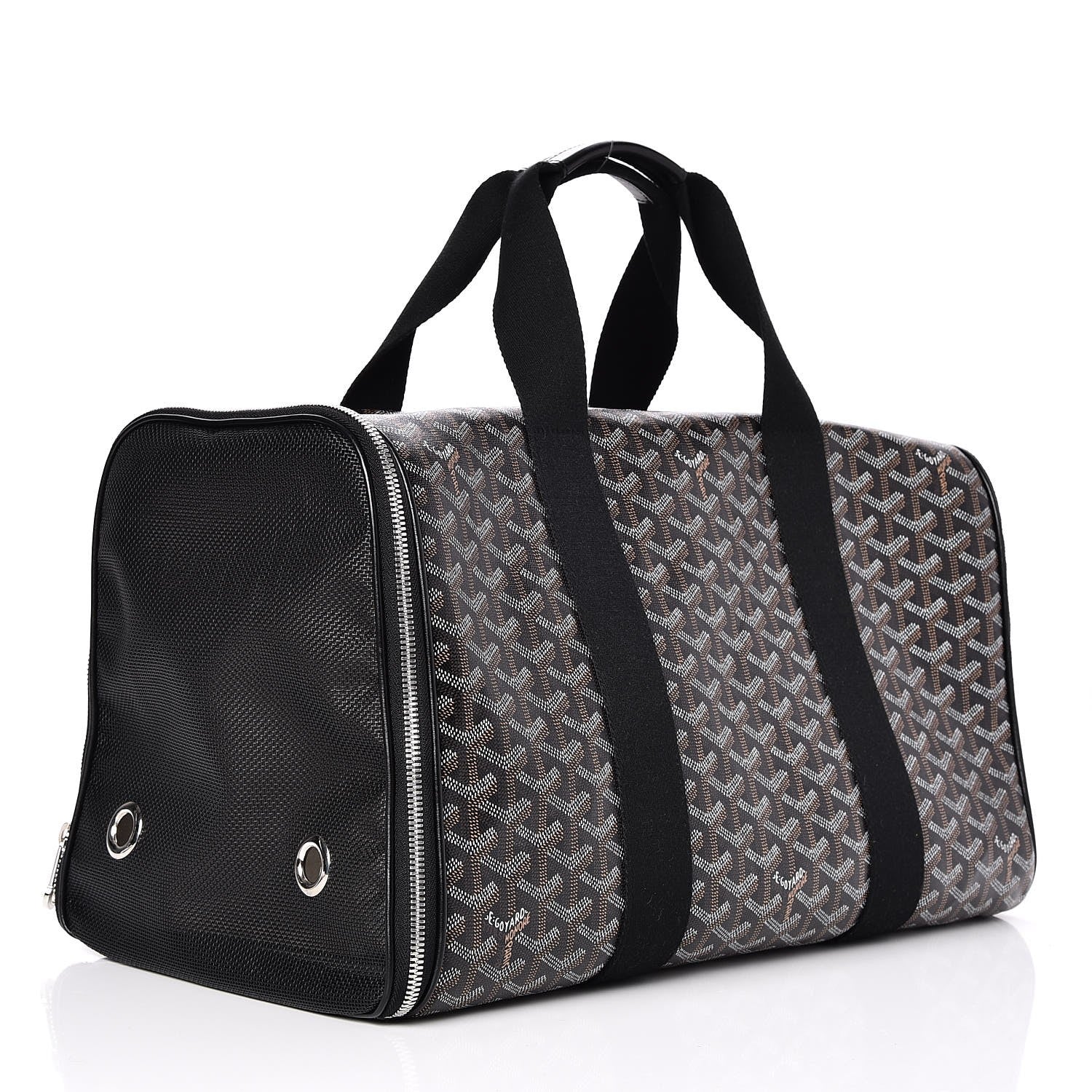 Goyard Goyardine Voltigeur Pet Carrier Black 3 of 9