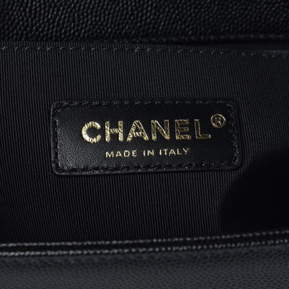 Chanel Caviar Quilted Medium Boy Flap Black 6 of 10